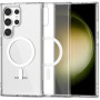 Θήκη Πλάτης Σιλικόνης MagSafe για Samsung Galaxy S24 Ultra - Χρώμα: Διάφανο