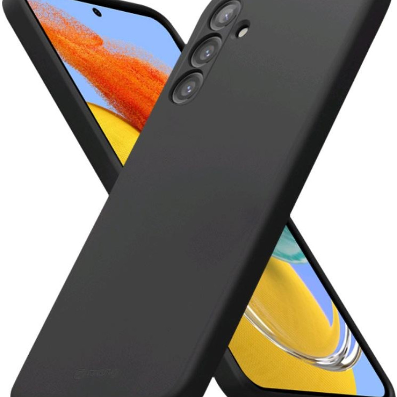 Θήκη Πλάτης Σιλικόνης Απλή για Samsung Galaxy M14 - Χρώμα: Μαύρο