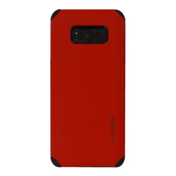 Σκληρή Θήκη Πλάτης Motomo για Samsung Galaxy S8 - Χρώμα: Κόκκινο