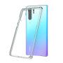 Θήκη Πλάτης Σιλικόνης Απλή για Huawei P30 Pro - Χρώμα: Διάφανο