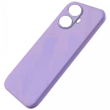 Θήκη Πλάτης Σιλικόνης Soft για Realme C55 - Χρώμα: Λιλά