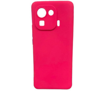 Θήκη Πλάτης Σιλικόνης Απλή για Xiaomi Mi 11 Pro - Χρώμα: Φούξια