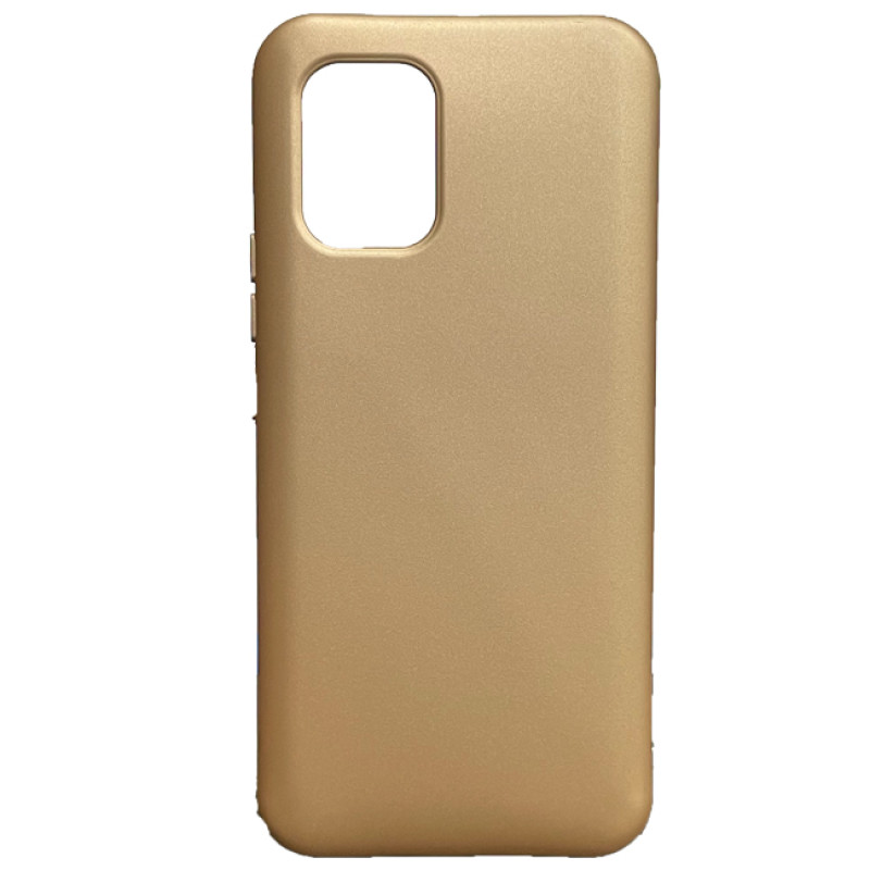 Θήκη Πλάτης Σιλικόνης Soft για Xiaomi Mi 10 Lite - Χρώμα: Χρυσό