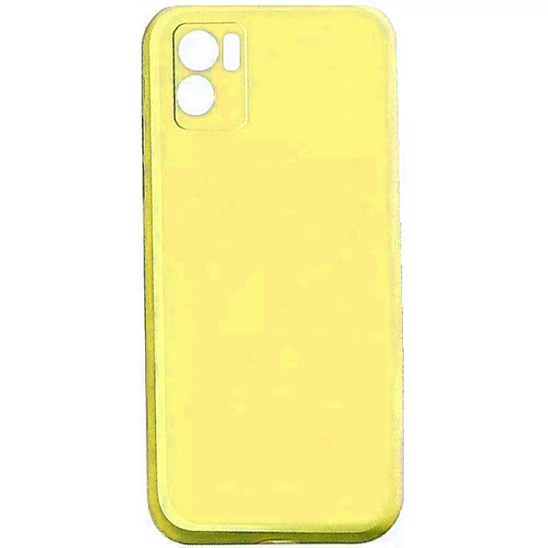 Θήκη Πλάτης Σιλικόνης Soft για Vivo Y01 - Χρώμα: Κίτρινο