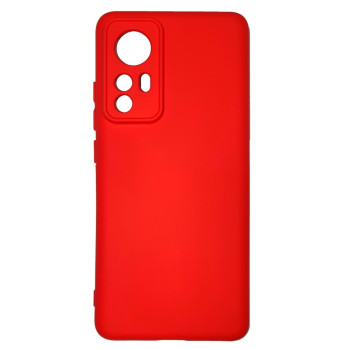 Θήκη Πλάτης Σιλικόνης Soft για Xiaomi Mi 12T/Mi 12T Pro - Χρώμα: Κόκκινο