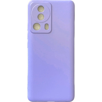 Θήκη Πλάτης Σιλικόνης Απλή για Xiaomi 13 Lite - Χρώμα: Λιλά