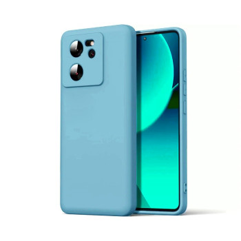 Θήκη Πλάτης Σιλικόνης Soft για Xiaomi Mi 13T - Χρώμα: Γαλάζιο