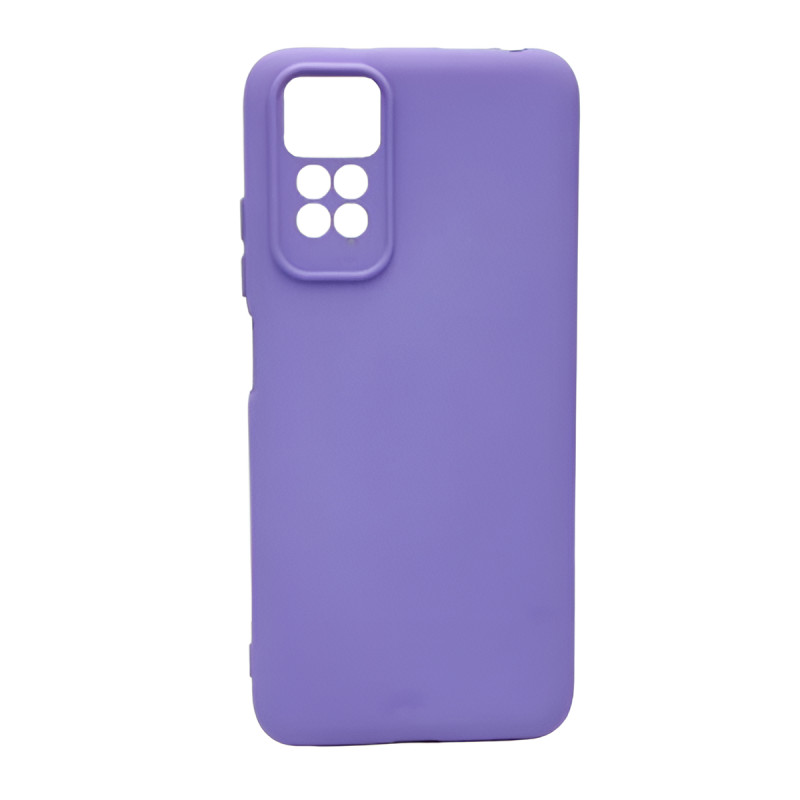 Θήκη Πλάτης Σιλικόνης Soft για Xiaomi Redmi Note 11 Pro Plus - Χρώμα: Λιλά