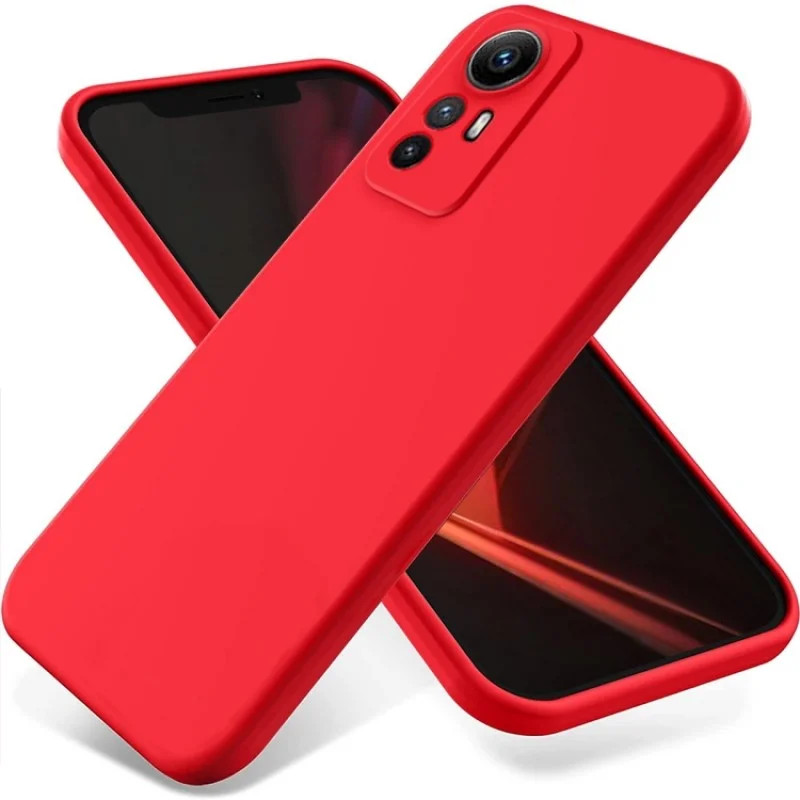 Θήκη Πλάτης Σιλικόνης Soft για Xiaomi Redmi Note 12S - Χρώμα: Κόκκινο
