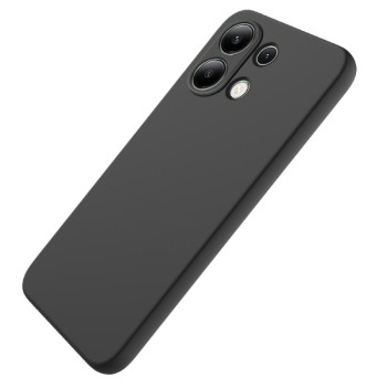 Θήκη Πλάτης Σιλικόνης Απλή για Xiaomi Redmi Note 13 Pro 4G - Χρώμα: Μαύρο