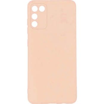 Θήκη Πλάτης Σιλικόνης Απλή με Κάμερα Προστασίας για Samsung A025F Galaxy A02s / M02s / F02s - Χρώμα: Ροζ