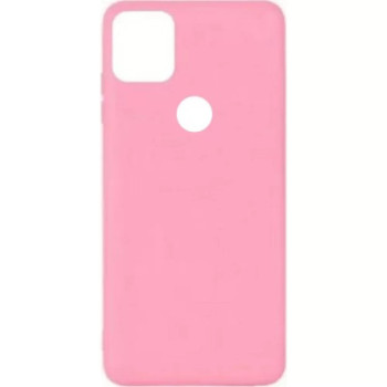 Θήκη Πλάτης Σιλικόνης Απλή για Realme 7i - Χρώμα: Ρόζ