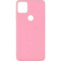 Θήκη Πλάτης Σιλικόνης Απλή για Realme C21Y/C25Y - Χρώμα: Ρόζ