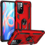 Σκληρή Θήκη Πλάτης Armor με Βάση Στήριξης για Xiaomi Redmi Note 11 5G - Χρώμα: Κόκκινο