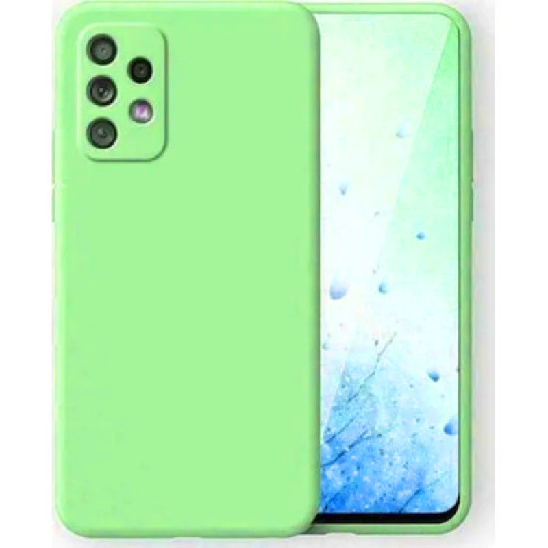 Θήκη Πλάτης Σιλικόνης Soft για Samsung Galaxy A13 4G - Χρώμα: Απαλό Πράσινο