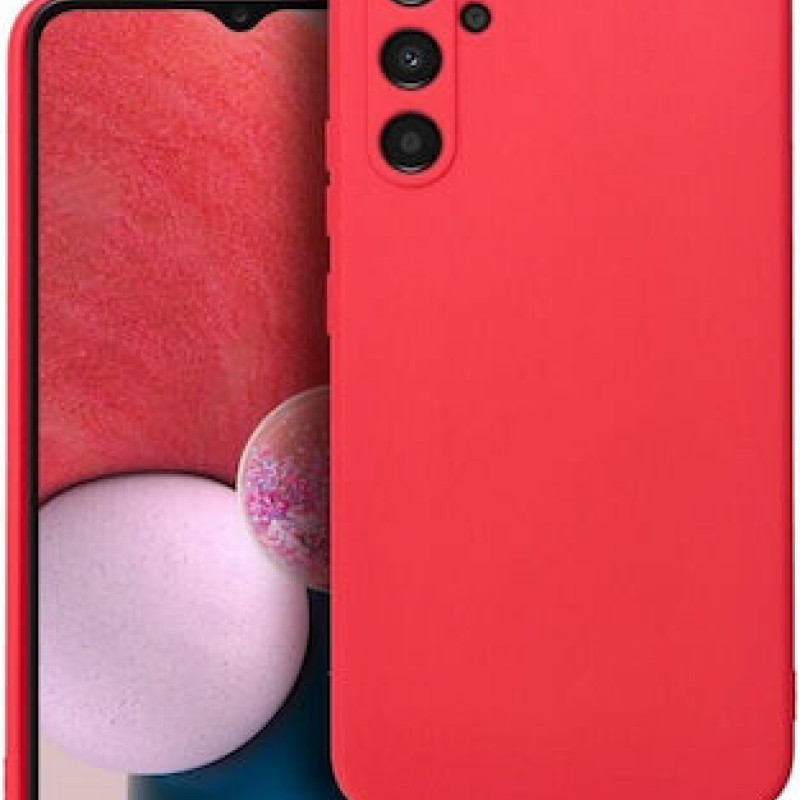 Θήκη Πλάτης Σιλικόνης Απλή για Galaxy A54 - Χρώμα: Κόκκινο