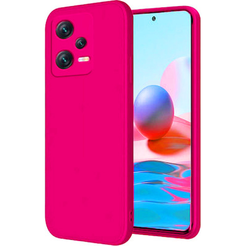 Θήκη Πλάτης Σιλικόνης Soft για Xiaomi Poco X5 Pro - Χρώμα: Φούξια