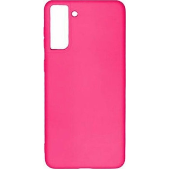 Θήκη Πλάτης Σιλικόνης Soft για Samsung Galaxy S21 - Χρώμα: Φούξια