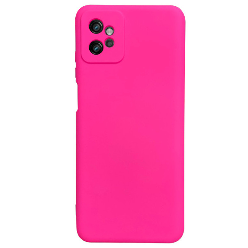 Θήκη Πλάτης Σιλικόνης Soft για Motorola G32 - Χρώμα: Φούξια