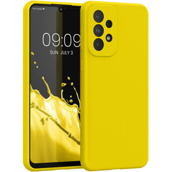 Θήκη Πλάτης Σιλικόνης Soft για Samsung Galaxy A32 5G - Χρώμα: Κίτρινο