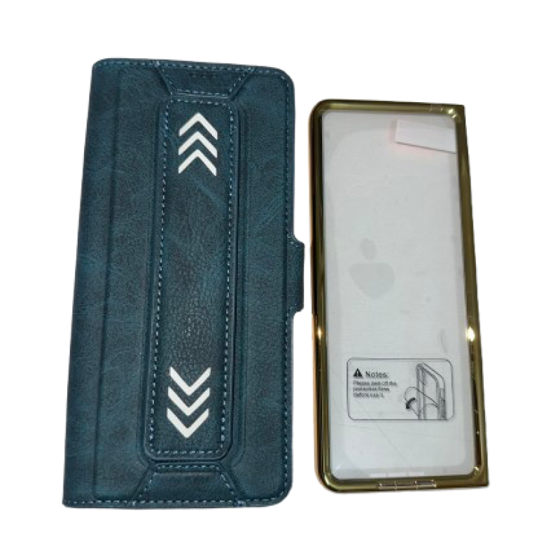 Θήκη Βιβλίο με Κλίπ Δερματίνη Σετ με Τζαμάκι και Υποδοχή S PEN για Samsung Galaxy Z Fold 5 Χρώμα: Σκούρο Πράσινο Θήκη Βιβλίο με Κλίπ Δερματίνη Σετ με Τζαμάκι και Υποδοχή S PEN για Samsung Galaxy Z Fold 5 Χρώμα: Σκούρο Πράσινο