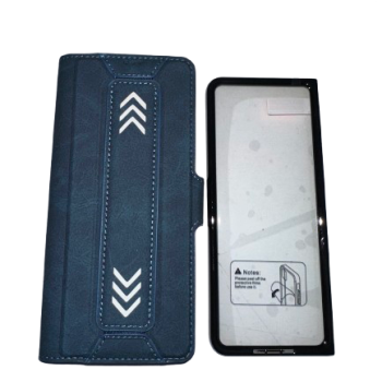 Θήκη Βιβλίο με Κλίπ Δερματίνη Σετ με Τζαμάκι και Υποδοχή S PEN για Samsung Galaxy Z Fold 4 Χρώμα: Σκούρο Μπλέ Θήκη Βιβλίο με Κλίπ Δερματίνη Σετ με Τζαμάκι και Υποδοχή S PEN για Samsung Galaxy Z Fold 4 Χρώμα: Σκούρο Μπλέ