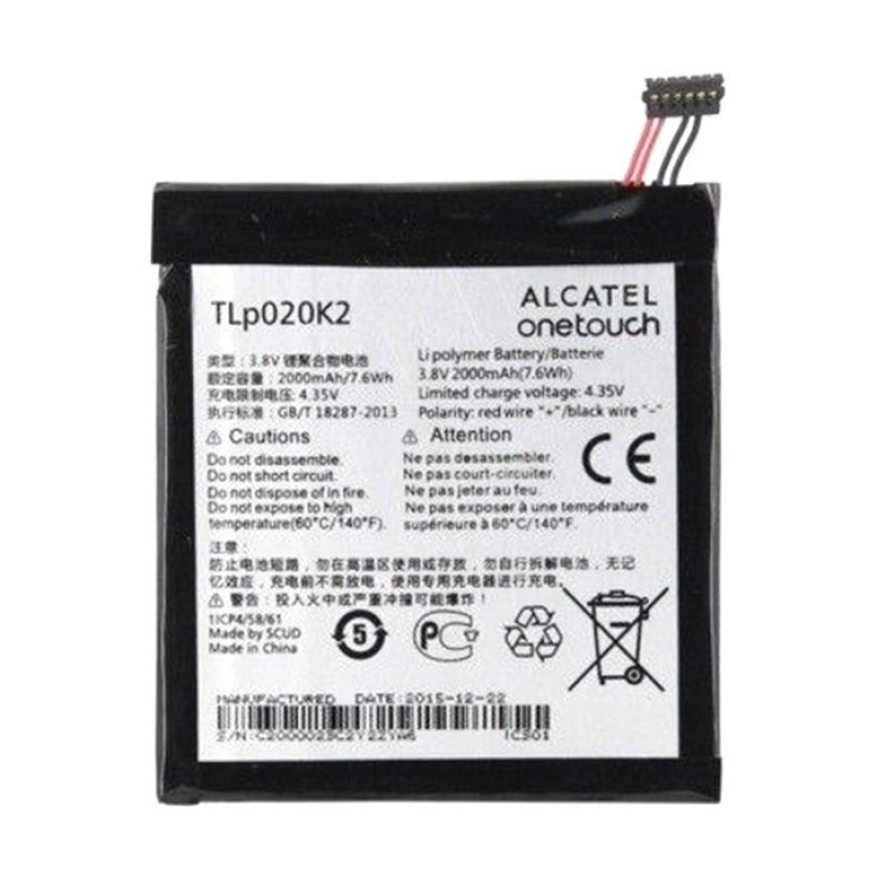 Μπαταρία Alcatel TLp020K2 για 6039 One Touch Idol 3 4.7 - 2000mAh