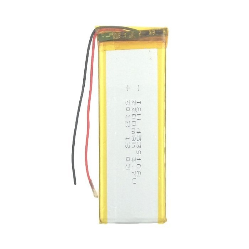 Μπαταρία Universal 11x3.8 cm με 2 Καλώδια - 2200mAh