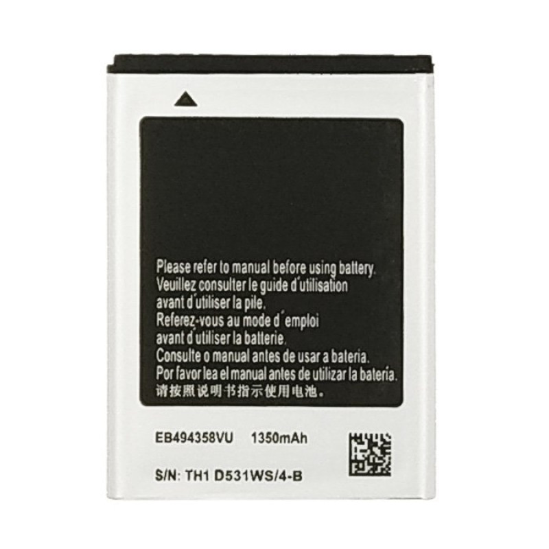 Μπαταρία Συμβατή με Samsung Galaxy Gio S5660/Galaxy Ace S5830/S5830i/Galaxy Fit S5670 (EB494358VU) - 1350 mAh