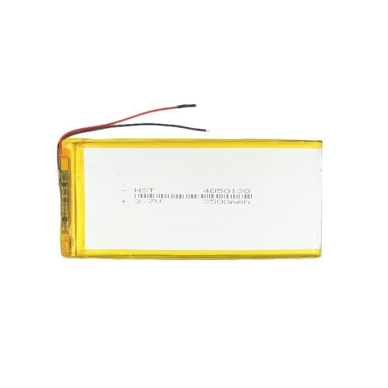 Μπαταρία Universal 12x5 cm με 2 Καλώδια - 3500mAh