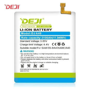 Deji Eb-Ba405Abe Oem Συμβατή Μπαταρία Αντικατάστασης Για Galaxy A40 (2019) Sm-A405 Sm-A405Fn / Ds - 3100 mAh