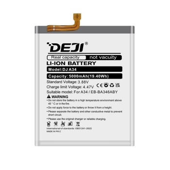 Deji Eb-Ba346Aby Oem Συμβατή Μπαταρία Αντικατάστασης Για Galaxy A34 5G - 5000mAh