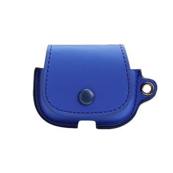 Προστατευτική Θήκη Δερματίνης με Κλιπ Ακουστικών & Λουράκι για Apple Airpods Pro 2 - Χρώμα: Μπλε Προστατευτική Θήκη Δερματίνης με Κλιπ Ακουστικών & Λουράκι για Apple Airpods Pro 2 - Χρώμα: Μπλε