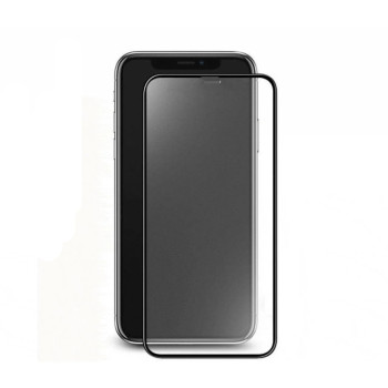 Matte Full Cover Full Glue Tζαμάκι Προστασίας Οθόνης για Apple iPhone 13 - Χρώμα: Μαύρο