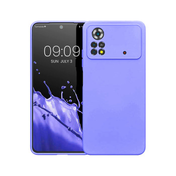Θήκη Πλάτης Σιλικόνης Soft για Xiaomi Poco X4 Pro 5G- Χρώμα: Λιλά