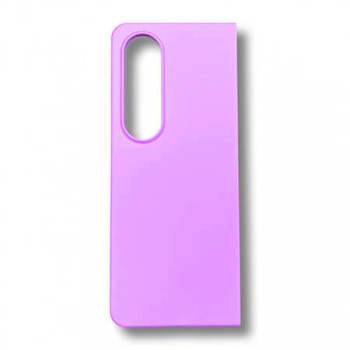 Θήκη Πλάτης Πλαστική για Samsung Galaxy Z Fold 5 - Χρώμα: Μωβ