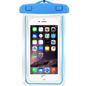 Αδιάβροχο Τσαντάκι για Κινητά 6'' - Χρώμα: Γαλάζιο Αδιάβροχο Τσαντάκι για Κινητά 6'' - Χρώμα: Γαλάζιο