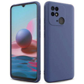 Θήκη Πλάτης Σιλικόνης Soft για Xiaomi Redmi 10C - Χρώμα: Σκούρο Μπλε Θήκη Πλάτης Σιλικόνης Soft για Xiaomi Redmi 10C - Χρώμα: Σκούρο Μπλε