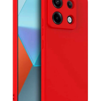 Θήκη Πλάτης Σιλικόνης Απλή για Xiaomi Redmi Note 13 4G - Χρώμα: Κόκκινο Θήκη Πλάτης Σιλικόνης Απλή για Xiaomi Redmi Note 13 4G - Χρώμα: Κόκκινο