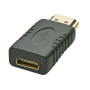 Andowl Q-JC14 Μετατροπέας HDMI Male σε HDMI Female 1 Τεμάχιο Bulk - Χρώμα: Μαύρο