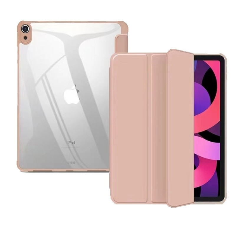 Θήκη Slim Smart Tri Fold New Design για iPad Mini 6 2021 8.3" - Χρώμα: Απαλό Ρόζ