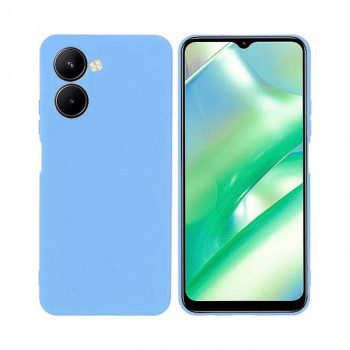 Θήκη Πλάτης Σιλικόνης Soft για Realme C33 - Χρώμα: Γαλάζιο