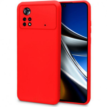 Θήκη Πλάτης Σιλικόνης Soft για Xiaomi Poco X4 Pro 5G- Χρώμα: Κόκκινο