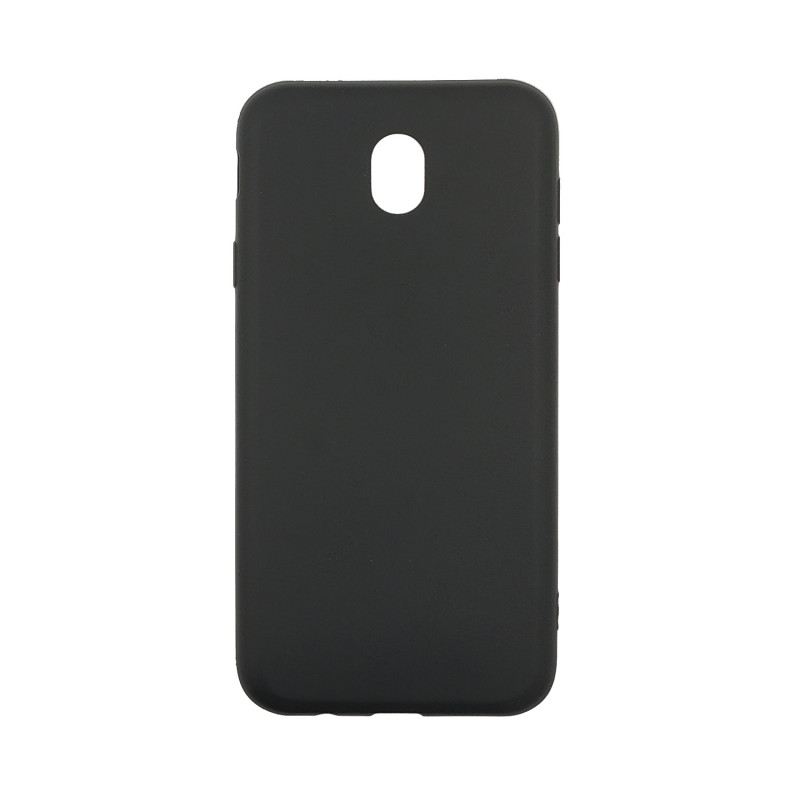 Θήκη Πλάτης Σιλικόνης Απλή για Samsung J730F Galaxy J7 2017 - Χρώμα: Μαύρο