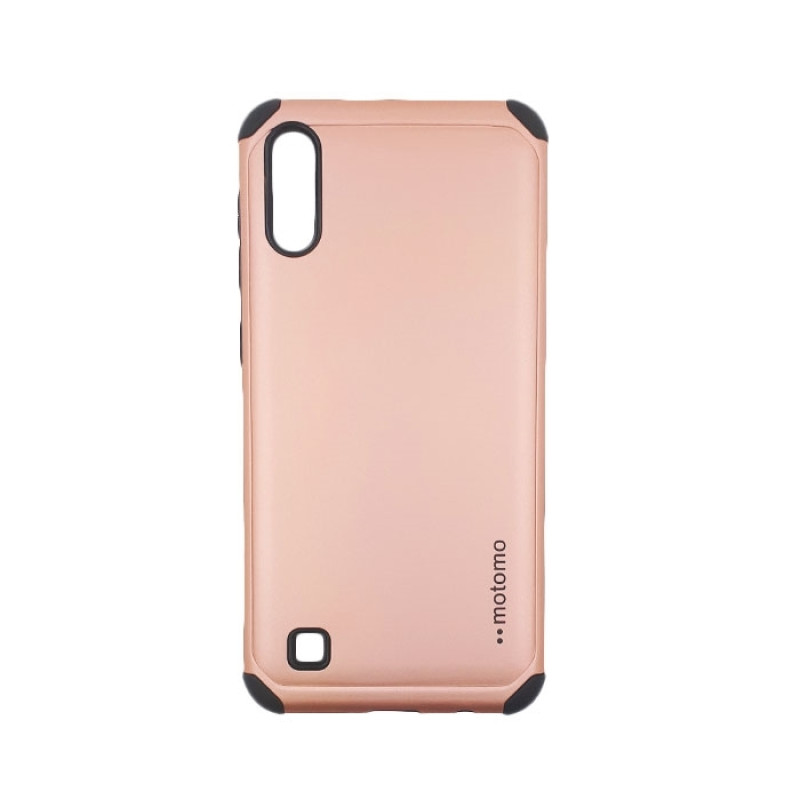 Σκληρή Θήκη Πλάτης Motomo για Samsung A105F Galaxy A10/M105F Galaxy M10 - Χρώμα: Ρόζ Χρυσό