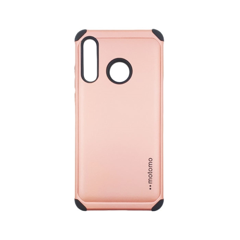 Σκληρή Θήκη Πλάτης Motomo για Huawei P30 Lite - Χρώμα: Ρόζ Χρυσό