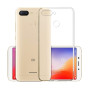 Θήκη Πλάτης Σιλικόνης Απλή για Xiaomi Redmi 6 - Χρώμα: Διάφανο