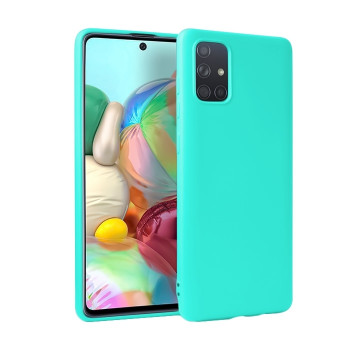 Θήκη Πλάτης Σιλικόνης Απλή για Samsung A715F Galaxy A71 - Χρώμα: Τιρκουάζ Θήκη Πλάτης Σιλικόνης Απλή για Samsung A715F Galaxy A71 - Χρώμα: Τιρκουάζ