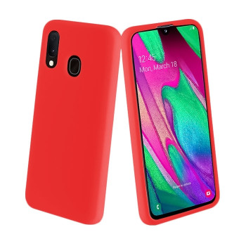 Θήκη Πλάτης Σιλικόνης Απλή για Samsung A405F Galaxy A40 - Χρώμα: Κόκκινο Θήκη Πλάτης Σιλικόνης Απλή για Samsung A405F Galaxy A40 - Χρώμα: Κόκκινο
