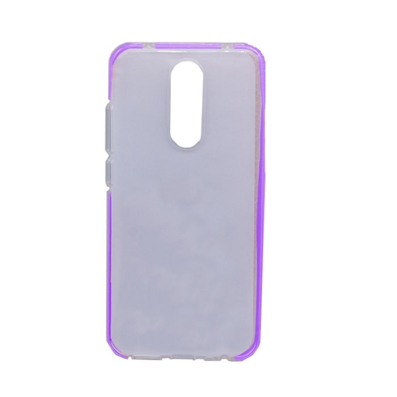 Θήκη Πλάτης Σιλικόνης Απλή για Xiaomi Redmi 8 / 8A - Χρώμα: Μωβ